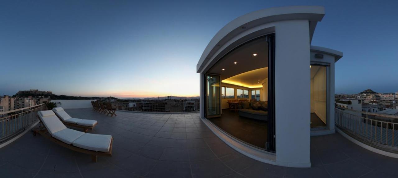 Acropolis Panorama View Penthouse With Private Terraces A Contemporary Parthenon Lägenhet Aten Exteriör bild