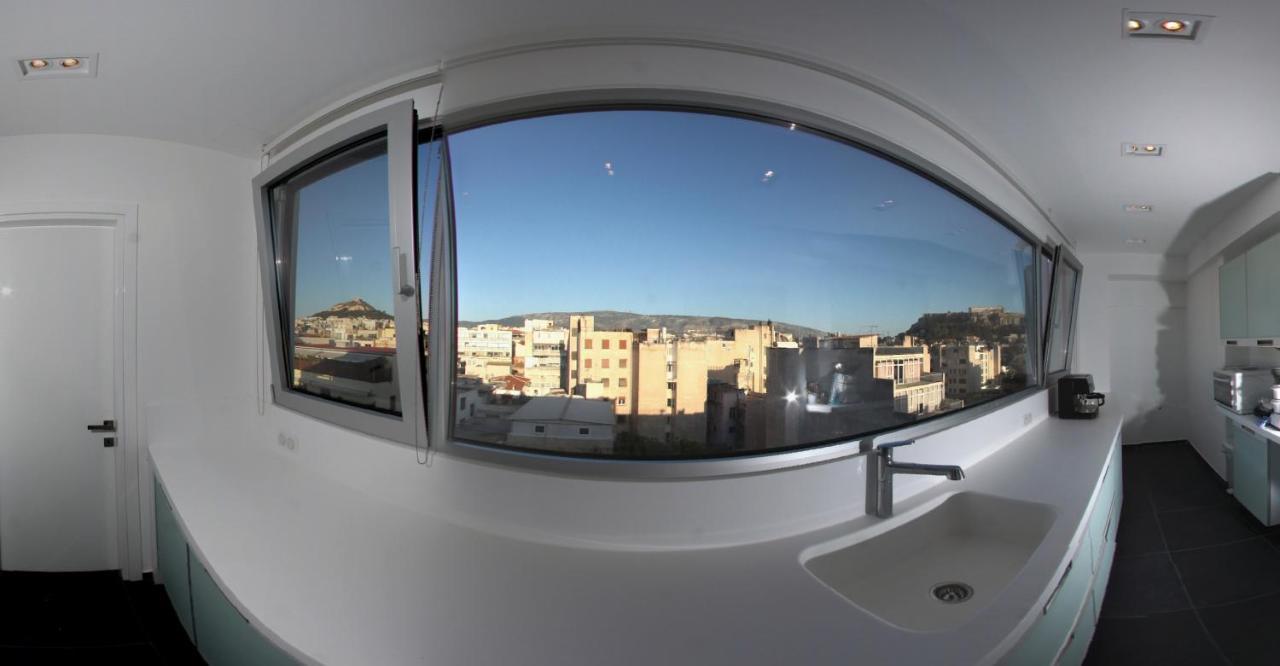 Acropolis Panorama View Penthouse With Private Terraces A Contemporary Parthenon Lägenhet Aten Exteriör bild