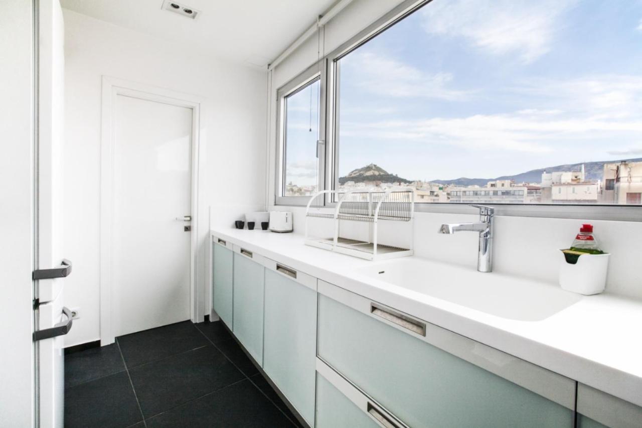 Acropolis Panorama View Penthouse With Private Terraces A Contemporary Parthenon Lägenhet Aten Exteriör bild