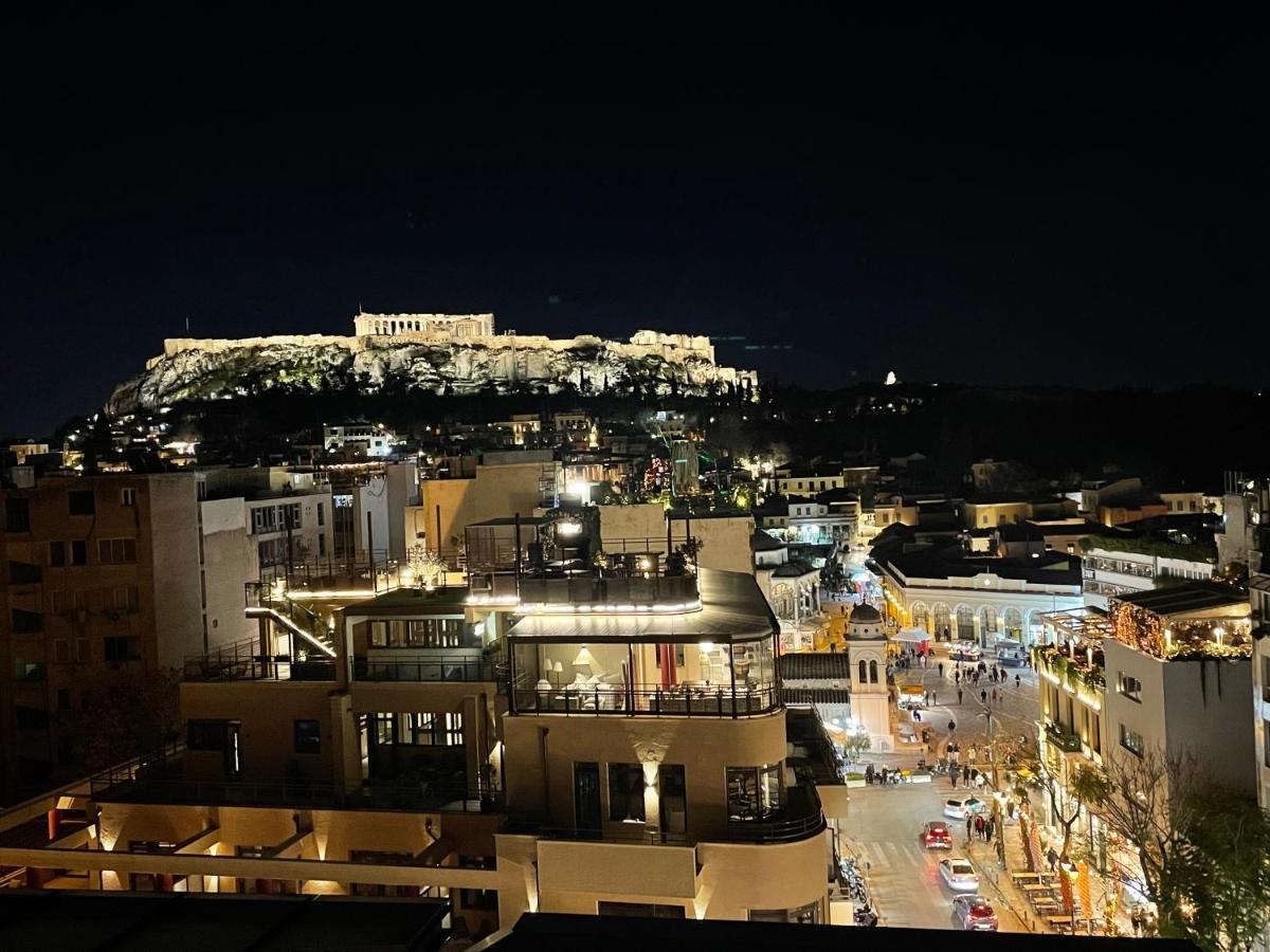 Acropolis Panorama View Penthouse With Private Terraces A Contemporary Parthenon Lägenhet Aten Exteriör bild