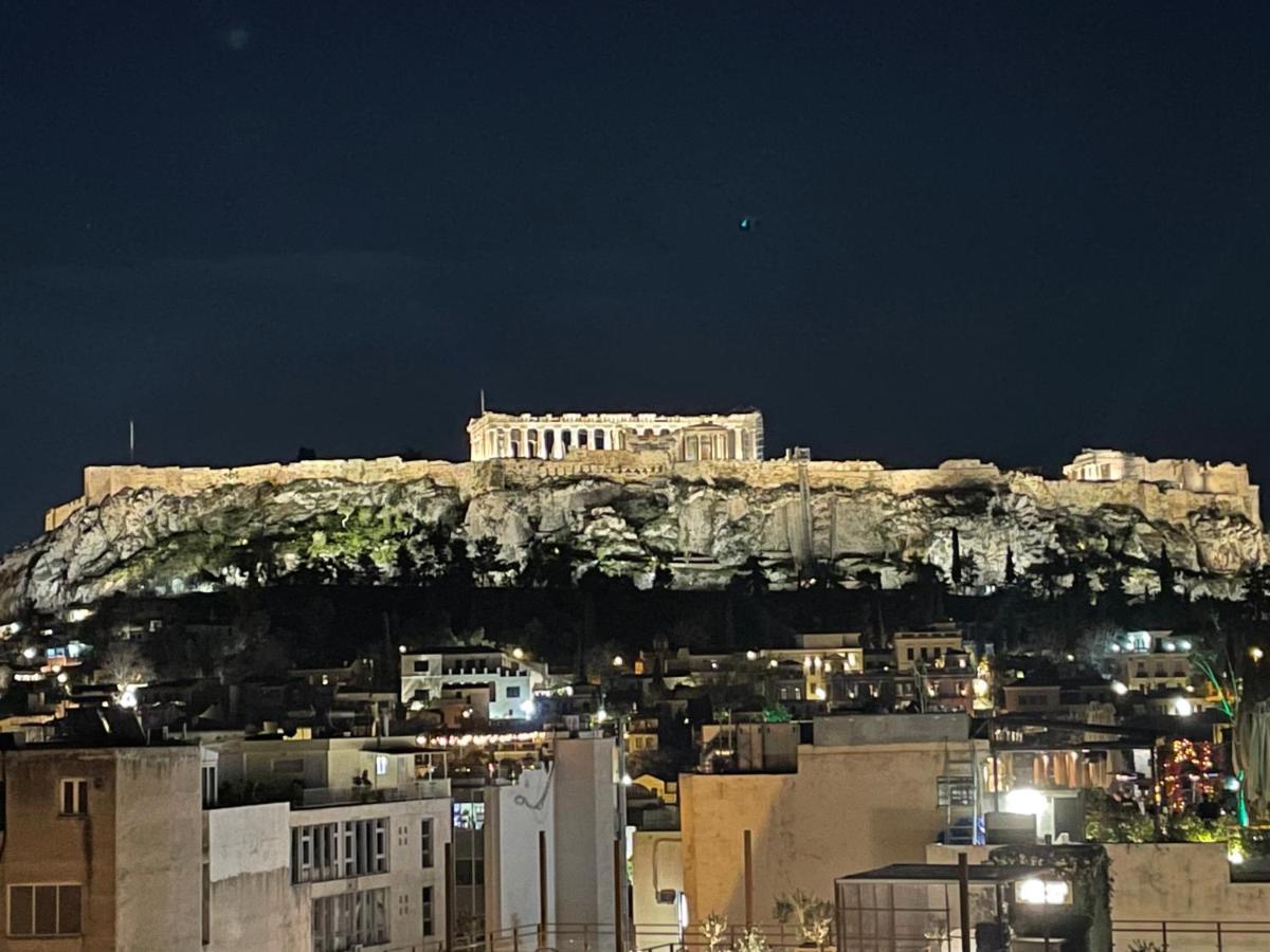 Acropolis Panorama View Penthouse With Private Terraces A Contemporary Parthenon Lägenhet Aten Exteriör bild